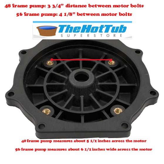 hot tub pump measurements